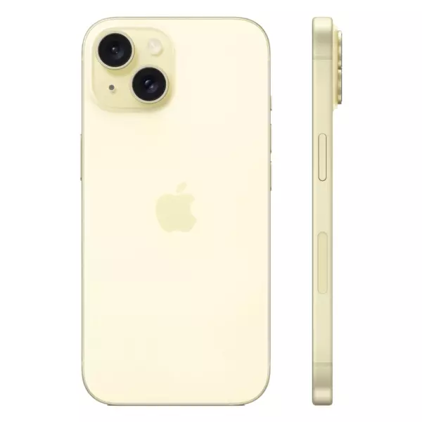 Смартфон Apple iPhone 15 256GB, Yellow (без Rustore)